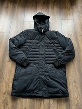 Vintage Iceberg Women's Jacket 52 Black Quilted Puffer Full Zip Long Sleeve
