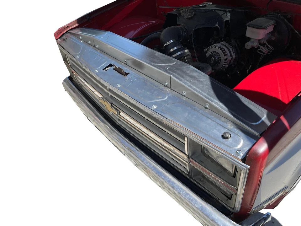 Radiator Support Covers Fits 1981-87 Chevy Truck Square Body 2PC. Custom Kit - Image 4 of 4