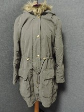 Together Faux Fur Trim Parka Khaki Uk 14 Ln042 Dd 11