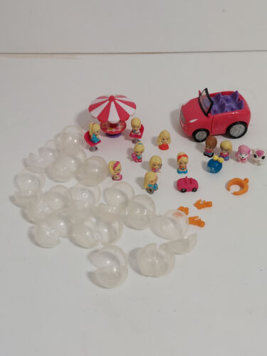 A6~Squinkies Barbie Dream Car Playset 14 Squinkies Barbie & Friends Included - Picture 1 of 5