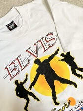 Vintage Elvis Presley Tshirt Sz XL The Sun Never Sets SS 80 s Screen Stars USA