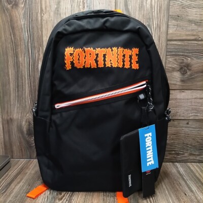 FORTNITE Kids 18'' Softside Backpack Padded Laptop Sleeve Black School Bag NEW
