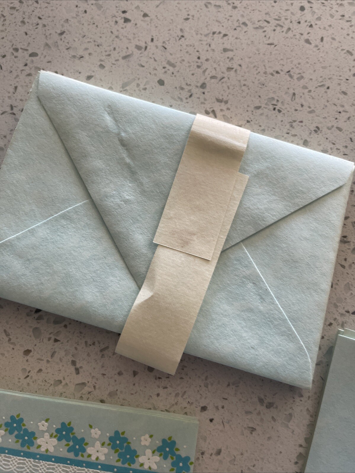 Vintage Eaton's Stationery Floral Design Letter Set