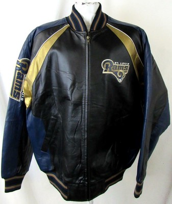 st louis rams leather jacket