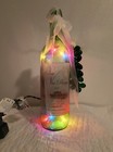 Vintage Handcrafted Decorative Light-Up Wine Bottle with Glass Grapes NIB