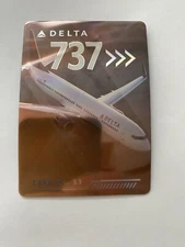 Delta Air Lines Pilot Trading Cards Airbus 737