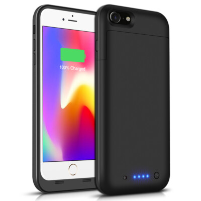 Slim Portable Charging Case Smart Battery Case For iPhone 6 Plus 7 / 8 8 Plus SE