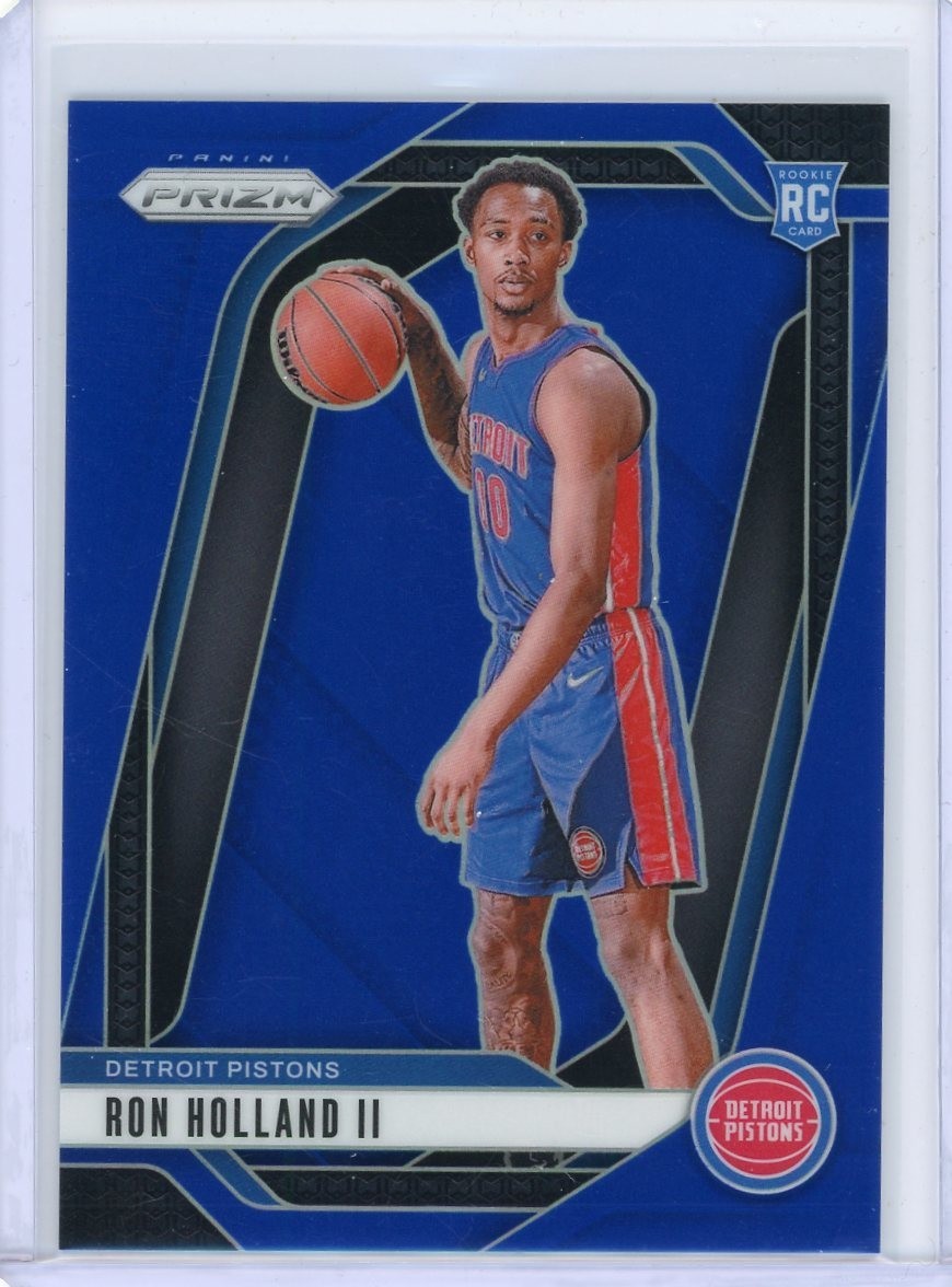 2024-25 Panini Prizm Basketball Blue Prizm Rookie #269 Ron Holland II #168/199