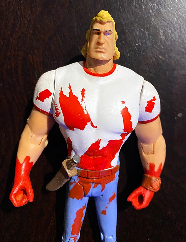Venture Bros - BROCK SAMSON - 3.5” Bloody White Shirt Figure