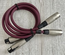 2 x Burmester LILA 3 XLR Cable 2 x 0,8 metri cavo bilanciato