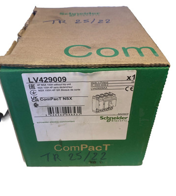 Schneider Electric LV429009 ComPact NSX100H Grundrahmen 4-polig 100A 70kA   NEU