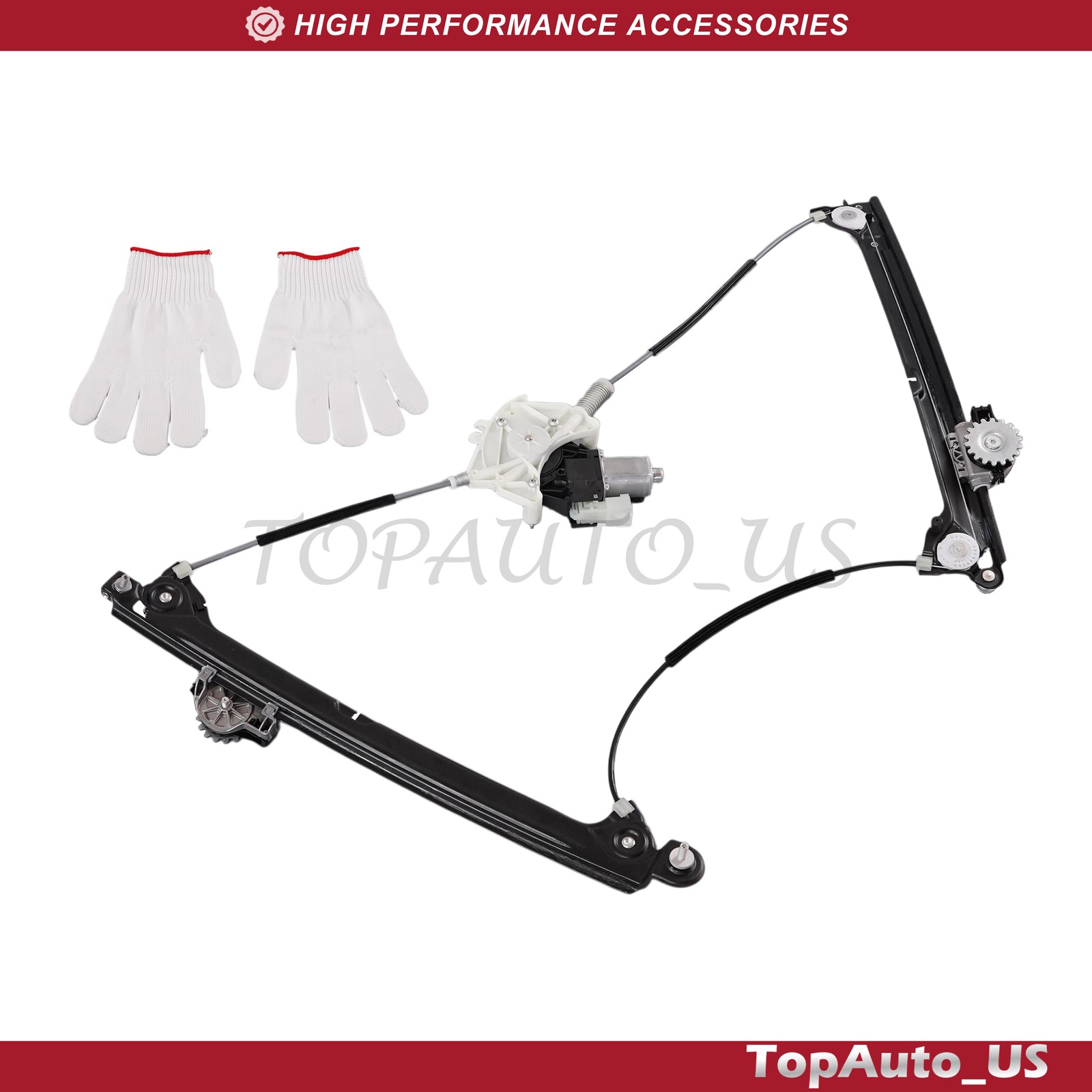 Fits 17-24 Maserati Levante Front Left Driver Side Window Regulator W/Motor US