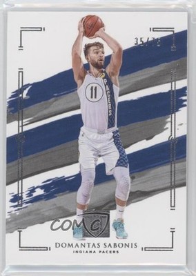 2020-21 Panini Impeccable Silver 35/75 Domantas Sabonis #14 s3g