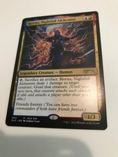 Bjorna, Nightfall Alchemist : Stranger Things MTG Magic the Gathering NM, secret