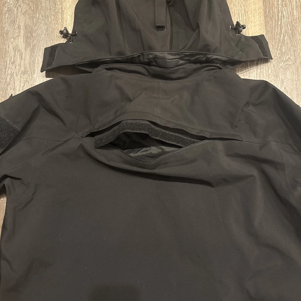 5.11 Tactical Hooded Jacket Mens Large Black Sabre 2.0 Zip Up Multiple Pockets - Image 3 of 4