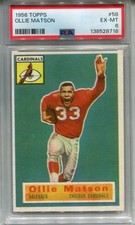 1956 Topps #58 Ollie Matson PSA 6 EX-MT Chicago Cardinals