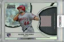 2011 Topps Bowman Sterling Mark Trumbo Game Used Memorabilia Rc