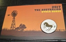 2017 Stock Horse - 99.9% Silver 1oz Coin - Perth Mint - Low Mintage! Great!