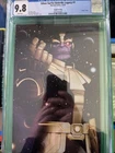 SILVER SURFER REBIRTH LEGACY #1 THANOS NEGATIVE 9.8 GRADED CGC SLAB