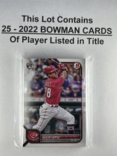 Lopez, Alejo - 2022 Bowman Paper - Rookie - 25 Card Lot