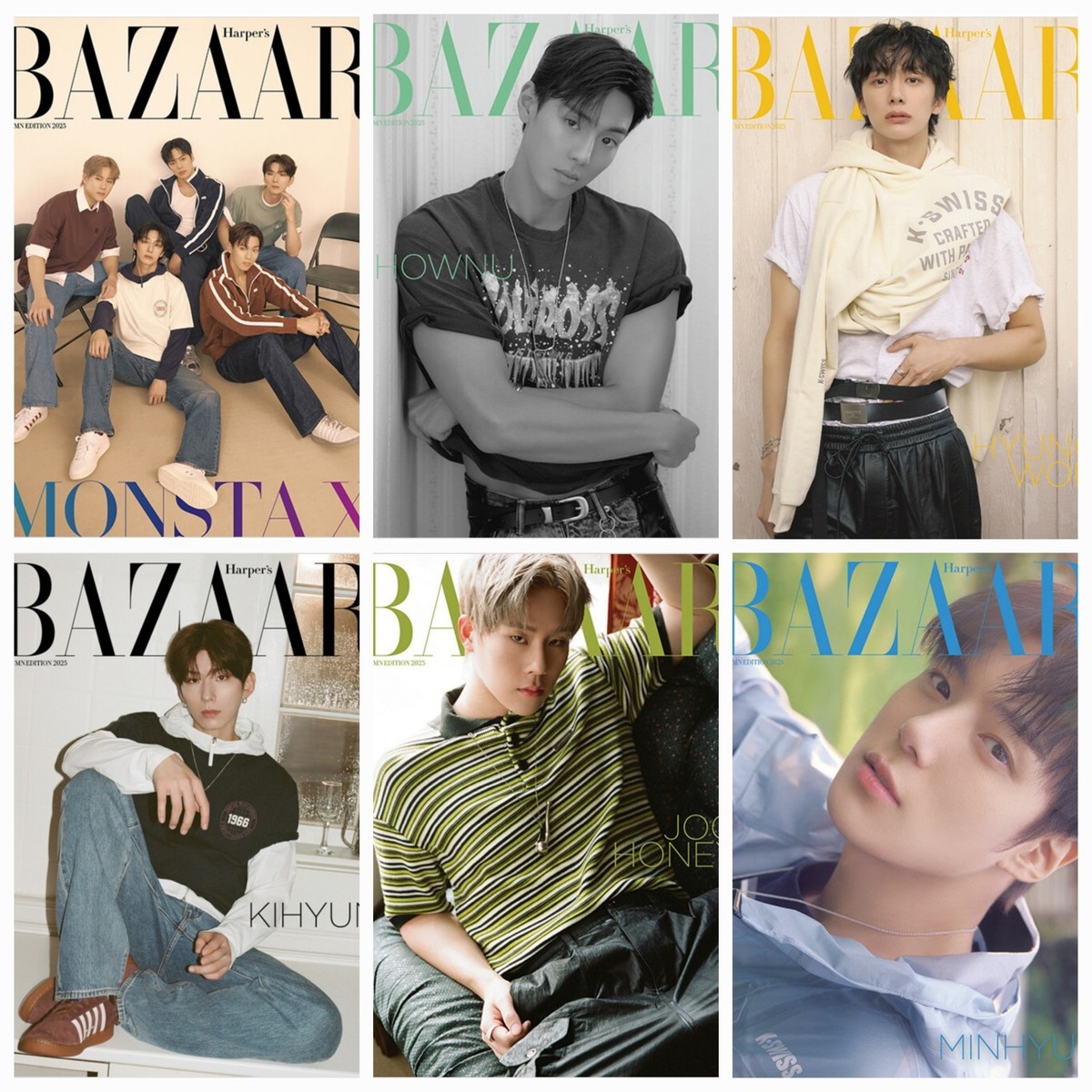 MONSTA X HARPER'S Bazaar Korea 2025 09 September Magazine AUTUMN