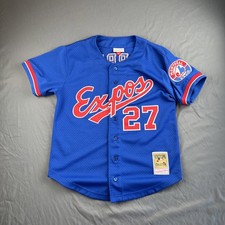 Vladimir Guerrero Mitchell  Ness Jersey 27 Montreal Expos Size M MLB Authentic