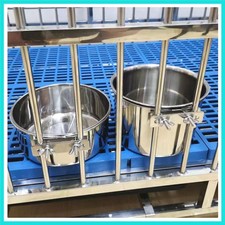 Stainless Steel Dog Bowls, 2 Pack No Spill Dog Crate Water and Food Bowls for...
