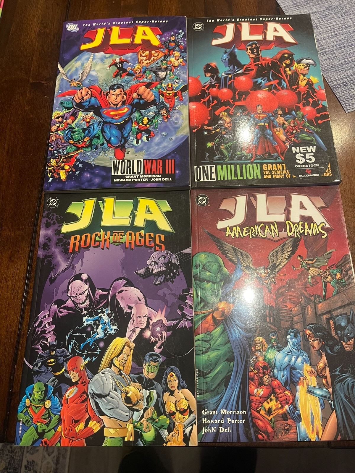JLA by Grant Morrison TPB Lot WWIII, One Million, Rock of Ages, American Dreams