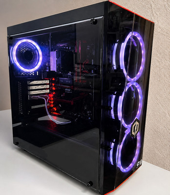 CyberPowerPC Desktop i5-9400 16GB RAM 500GB SSD+500GB HDD Win 11 Pro 600W PSU