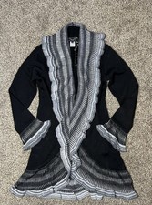 Cárdigan Angel By Sabri Özel negro/tejido talla pequeña caprichoso acampanado