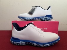 G/FORE Gallivan2r G/Lock Camo Golf Shoes White Blue GMF000076 Size 11.5 Wide NEW
