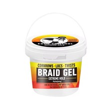 Braid Gel, Extreme Hold, Long Lasting for Braids, Locks,Twists 1800ml / 60oz