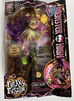 NEU UND VERPACKT Mattel Monster High Puppe 2013 - Freaky Fusions Clawdeen Wolf Clawvenus RAR