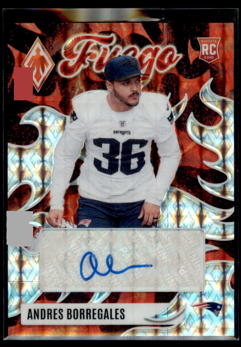 2025 Panini Phoenix  Andres Borregales Fuego Signatures Pyramids Prizm #/99