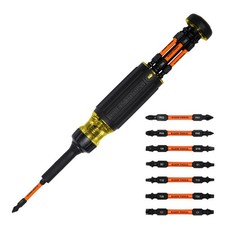 Klein Tools 32315HD 15-in-1 Ratcheting Screwdriver Set, Impact-Rated Bits