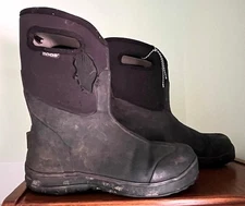 Bogs Ultra Mid Boot Mens Size 9 Black Neo-Tech (lot#3)