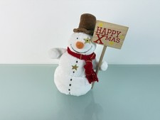 Steiff Animal 115028 Snowman 20cm. Excellent Condition