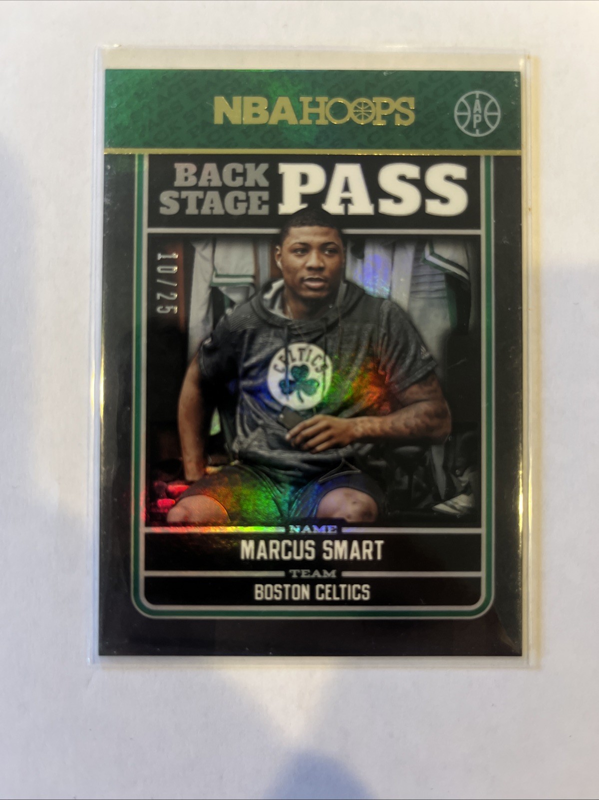 2017-18 Panini NBA Hoops - Back Stage Pass Marcus Smart #10 Artist Proof /25