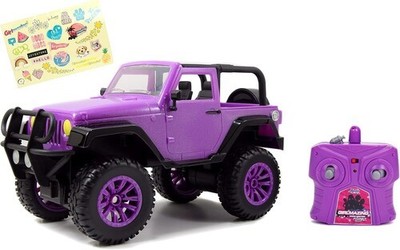 Jada Toys - 1:16 Girlmazing Jeep Wrangler Purple RC Car [New Toy] Toy Car