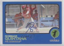 2022 Heritage Minor League Edition Blue Border 46/99 Roismar Quintana Auto 0a6
