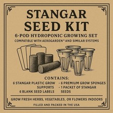 Kit dosettes de graines de stangar salade légumes verts et graines d'herbes italiennes toscanes et comme Aerogarden