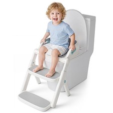 Potty Training Seat, 2-in-1 Toddler Toilet Seat with Steps, Upgrade Potty Ste...