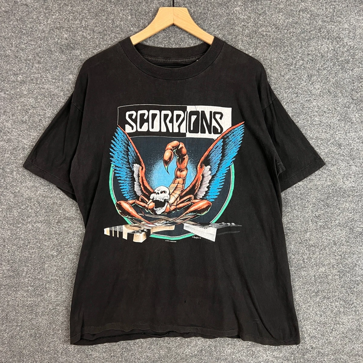 Scorpions Tour T Shirt In Men's Vintage T-Shirts for sale | eBay