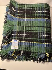 Cottage or Cabin Cozy Woven Throw 58 x 48 Tartan Plaid USA