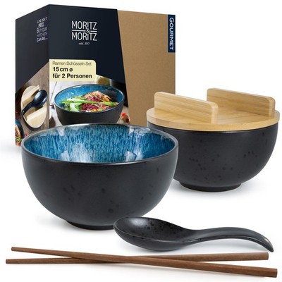 2x Ramen Schüssel Keramik - Ramen Bowl Set 2 Personen Ramen Schüssel Set