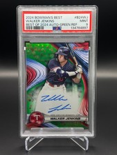 2024 Bowman's Best - Best of 2024 Autographs Walker Jenkins Green Ref Auto /99