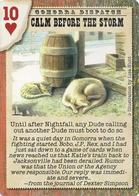 Calm Before the Storm - Ashes to Ashes - Doomtown CCG