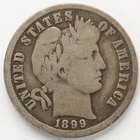 1899 O Barber Dime