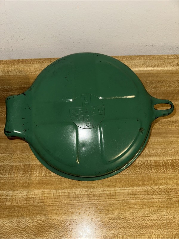 Vintage Opaco Oil Pump Lubester - Oil Green Bulk Oil Lid  New Old Stock Original