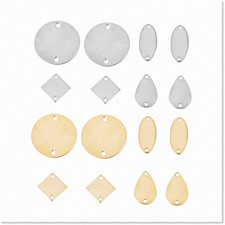 32 Stainless Steel Connector Charms for Jewelry Making